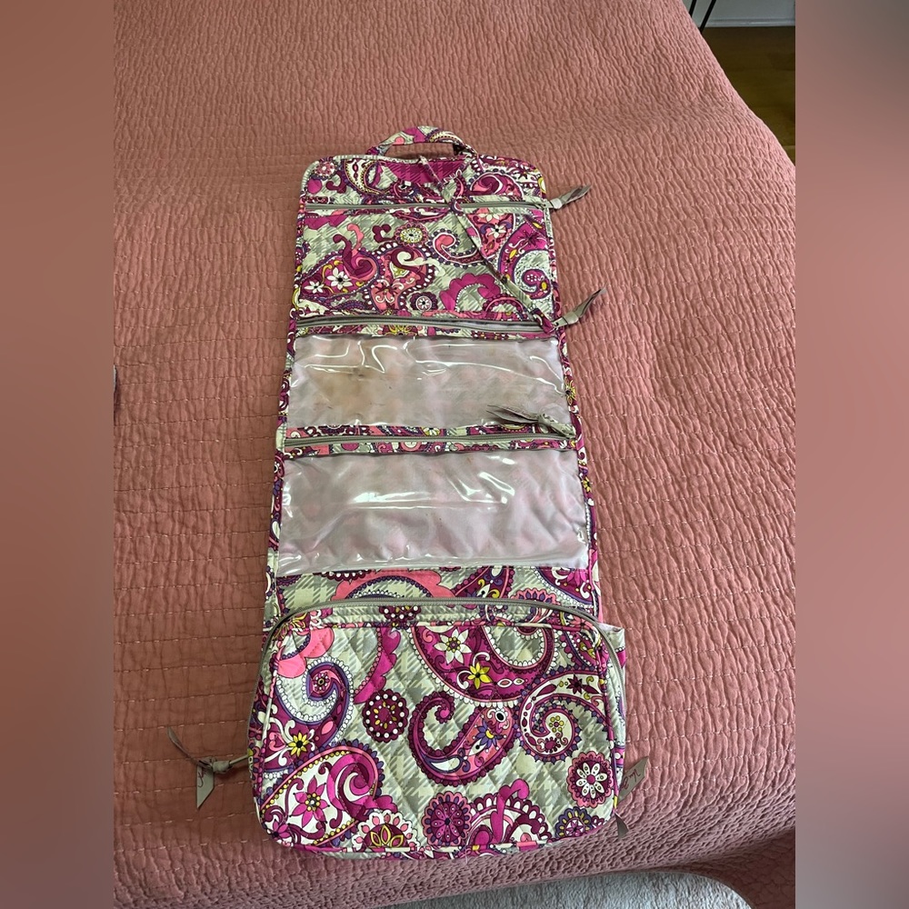Vera Bradley hanging toiletry case